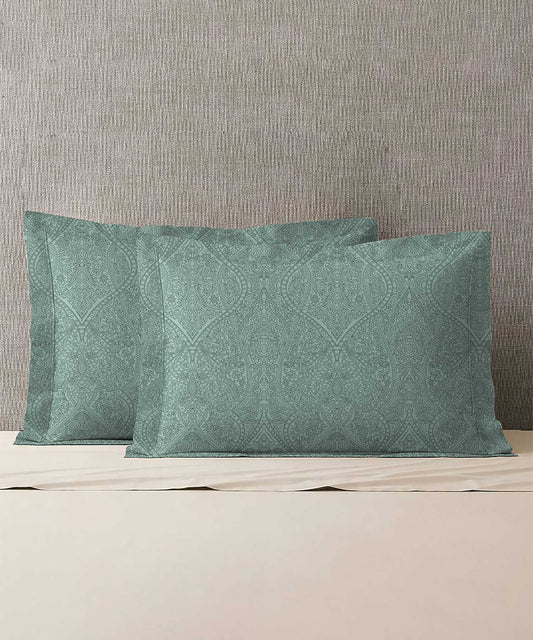 Soft Comfort Pillow Covers Set, Victoria| 210 TC Cotton