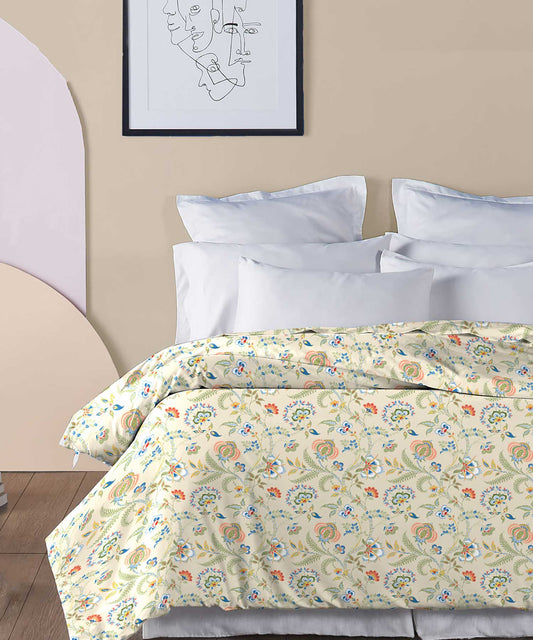 Soft Comfort Double AC Blanket/Comforter, English Chintz|210 TC-200 GSM Poly Cotton