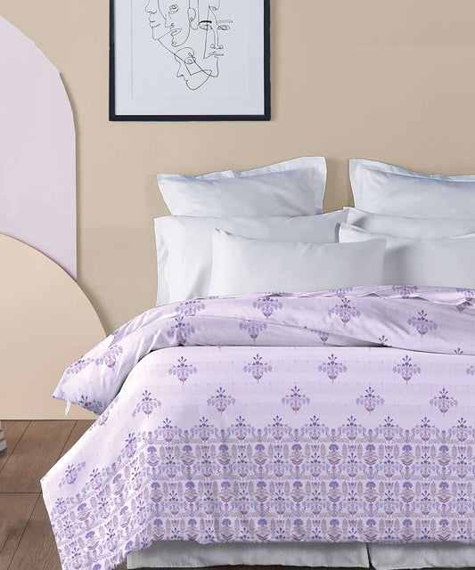 Soft Comfort Double AC Blanket/Comforter, Lilac Affair|210 TC-200 GSM Poly Cotton