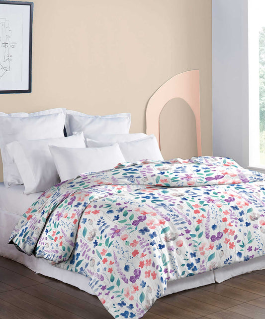 Soft Comfort Double AC Blanket/Comforter, Sussana|210 TC-200 GSM Poly Cotton