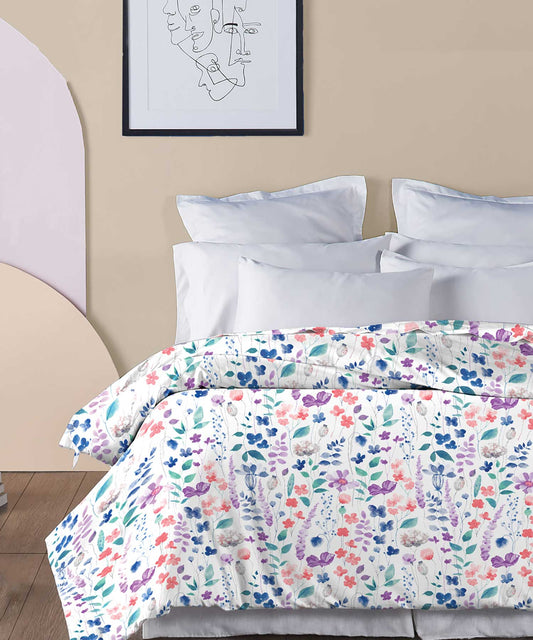 Soft Comfort Double AC Blanket/Comforter, Sussana|210 TC-200 GSM Poly Cotton