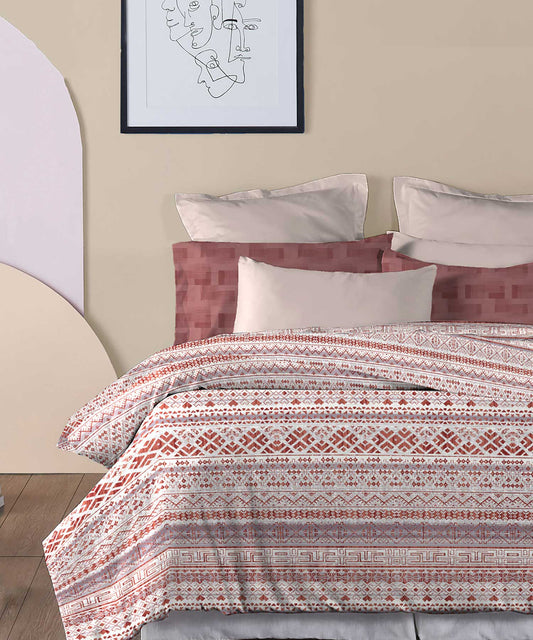 Soft Comfort Bedding Set, Adam| 210TC, 200GSM Cotton|4 Pc Set