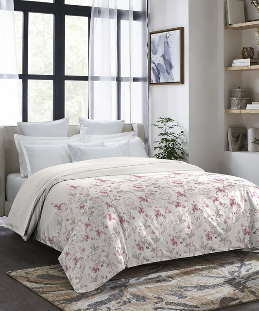 Indulgence Double AC Blanket/Comforter, Primrose | 200 GSM Cotton Poly