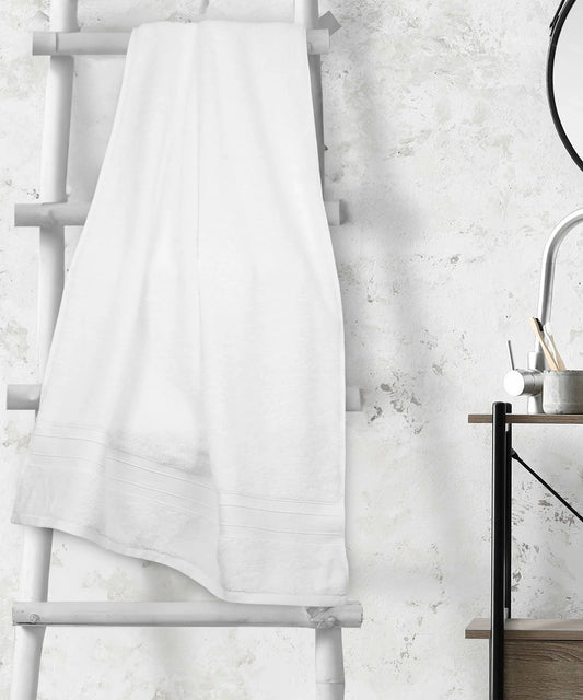 Soft Comfort 1Pc Bath Towel, White|509 GSM Cotton|Air Rich Technology