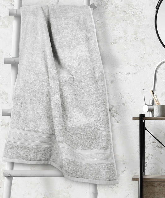 Soft Comfort 1Pc Bath Towel, Silver|509 GSM Cotton|Air Rich Technology