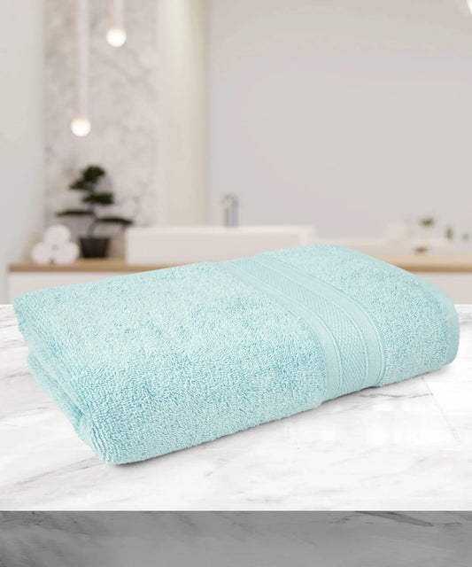 Soft Comfort 1Pc Bath Towel, Nile Blue|509 GSM Cotton|Air Rich Technology