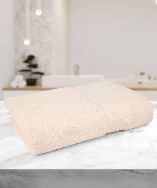 Soft Comfort 1Pc Bath Towel,Linen|509 GSM Cotton|Air Rich Technology