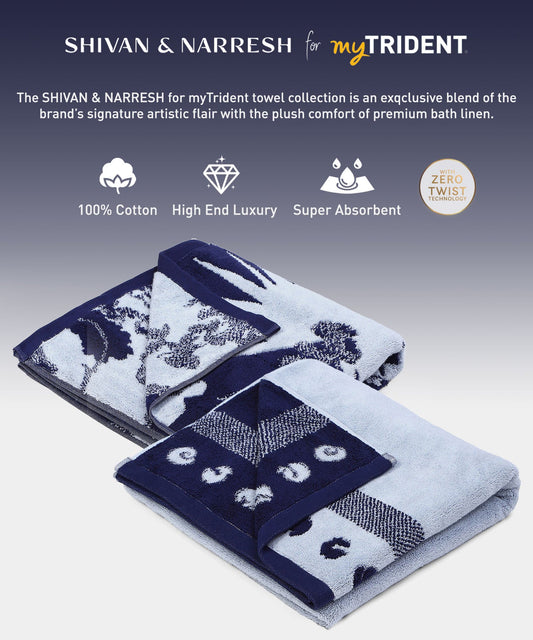 Shivan & Narresh 2Pc Bath Towel Set, Izu Juno|400 TC Cotton