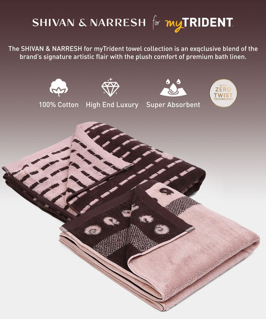 Shivan & Narresh 2Pc Bath Towel Set, Morning Calm|400 TC Cotton