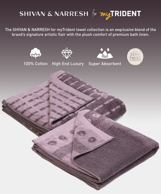 Shivan & Narresh 2Pc Bath Towel Set, Hututi|400 TC Cotton