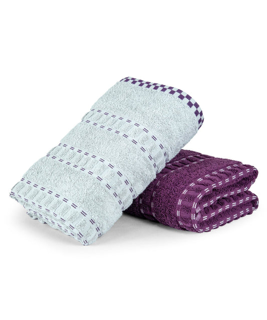 His & Her 2 PC Bath Towel Set, Adam & Eve|500 GSM Cotton