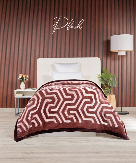 Classic Style me solid Single Blanket, Plush|2.6 KG