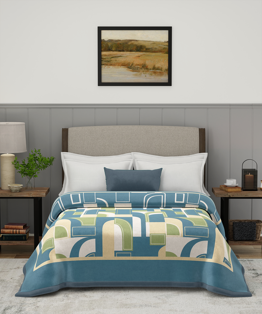 Classic Cloud Cocoon Double Blanket, Felcia| 3.5 KG