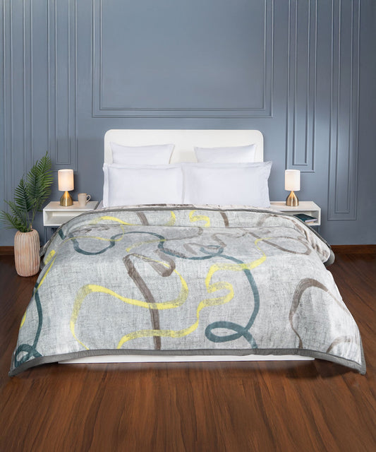 His and Her Double Blanket, Entangled Tales|4.2 KG Polyester