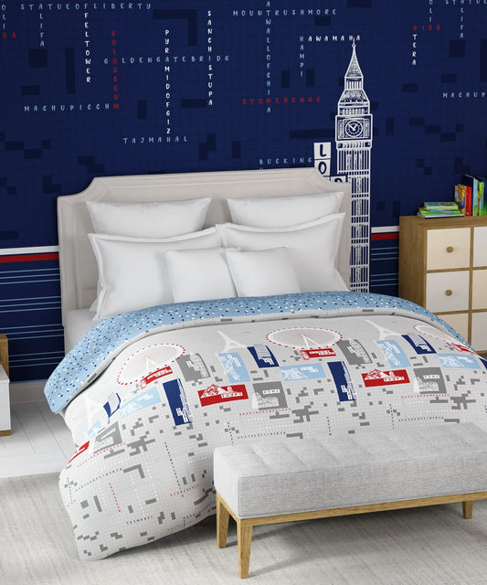 Juniors Double AC Blanket/Comforter, Crossworld|144 TC Cotton