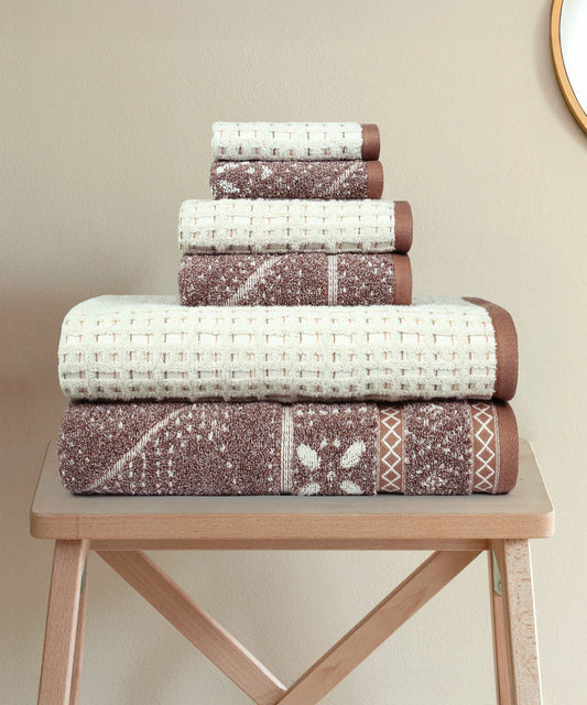 Indulgence By The Fireplace 6Pc Towel Set, Ark-Od|600 GSM Cotton