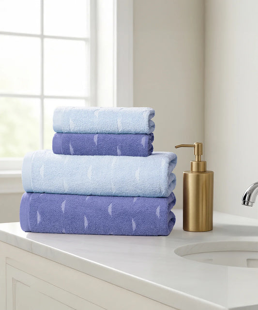 Aroma 4Pc Towel Set, Mystique| 500 GSM Cotton