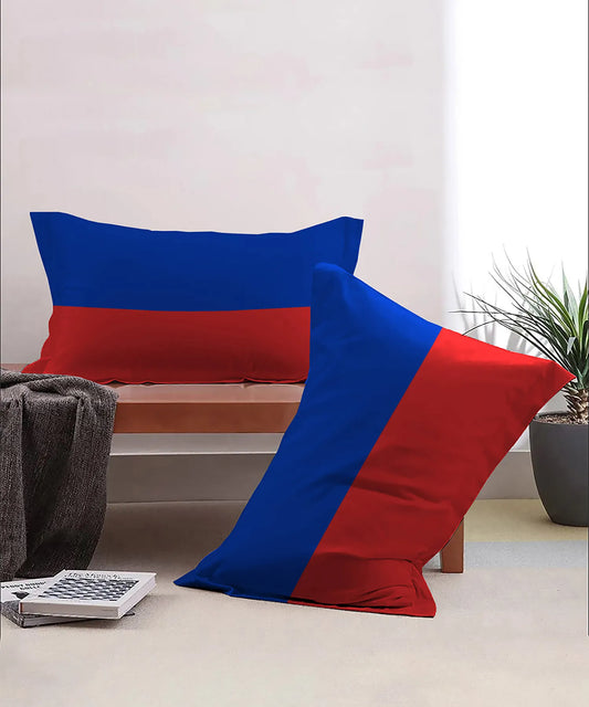 Urban Comfort Pillow Covers Set, Majestic Mandala Red| 144 TC Cotton