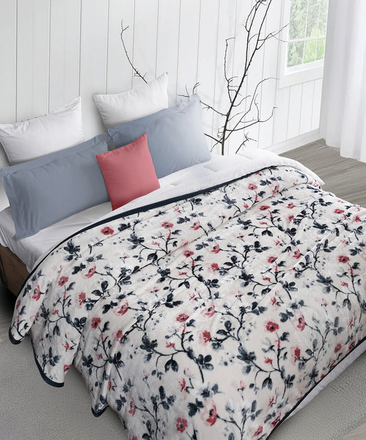 Home Essential Imperial Double Blanket, Dahlia| 290GSM