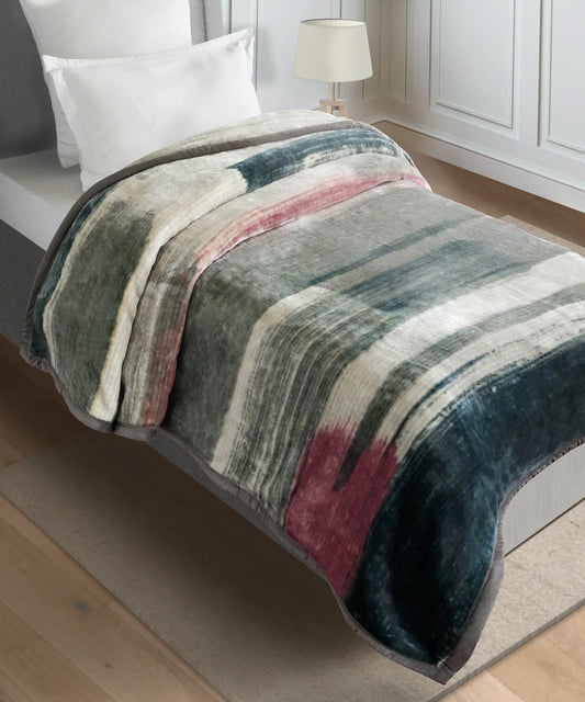 Home Essential Soft Sanctuary Single Flannel Blanket,Nolan|1.8 KG