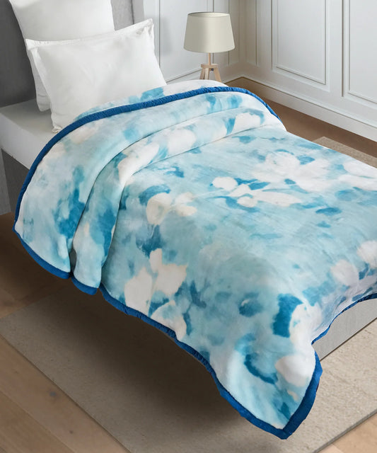 Home Essential Soft Sanctuary Single Flannel Blanket,Sofia|1.8 KG