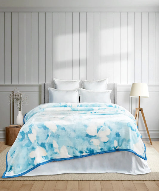 Home Essential Soft Sanctuary Double Flannel Blanket, Sofia|2.7 KG