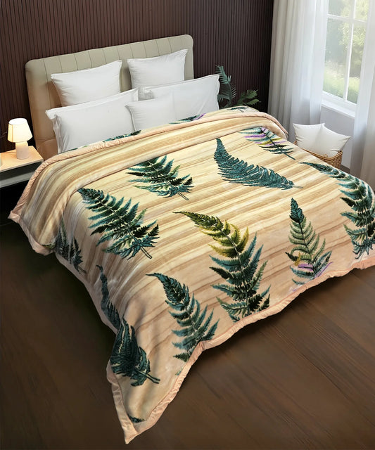 Classic Cozy Cocoon Double Mink Blanket, Ren|3.5 KG