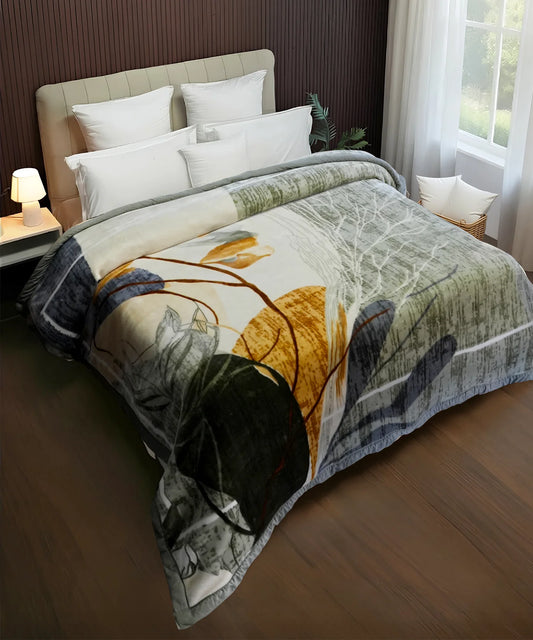 Classic Cozy Cocoon Double Mink Blanket, Reverie|3.5 KG