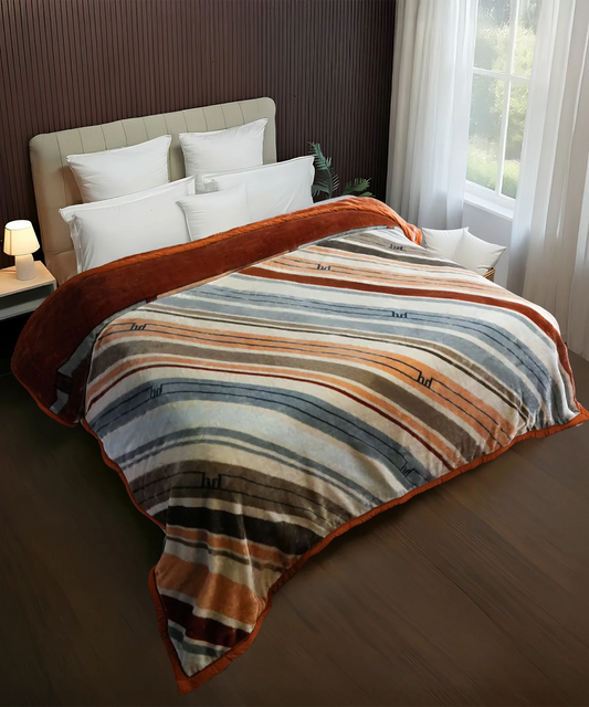 His and Her Double Mink Blanket Box,Diablo|4.2 KG