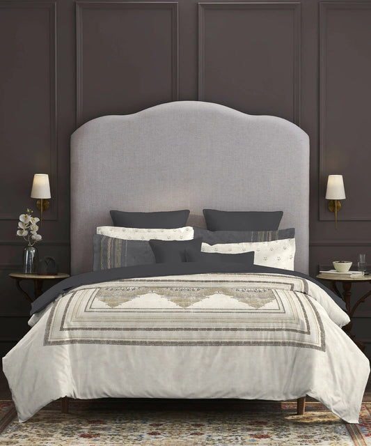 Nectarsoft Elite King Bedsheet Set, Whispering Vines| 400 TC Cotton| 4 Pillow Covers