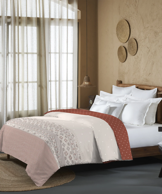 Sanskriti Double AC Blanket/Comforter, Kasuti Grey| 180 GSM Polyester