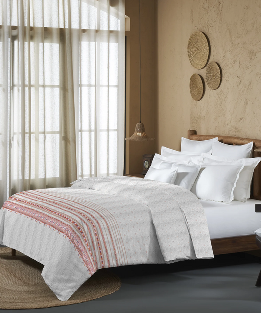 Sanskriti Double AC Blanket/Comforter, Kullu Shawl Grey| 180 GSM Polyester