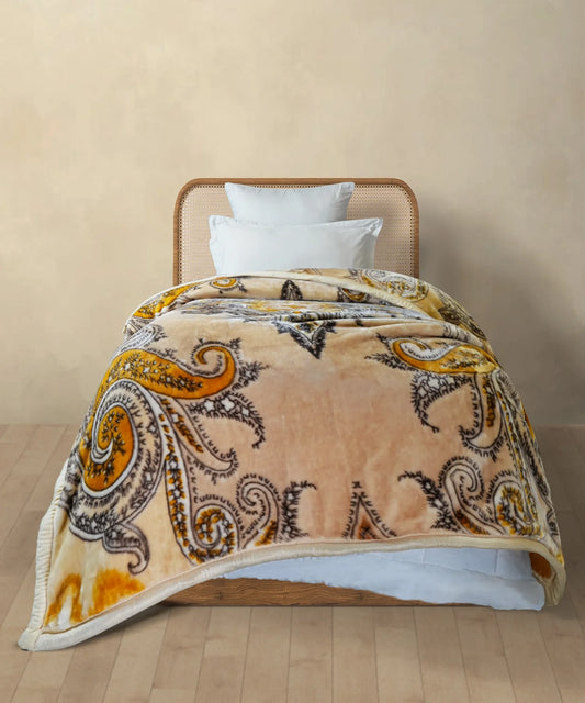 Sanskriti Single Mink Blanket, Pashmina| 3.2 KG