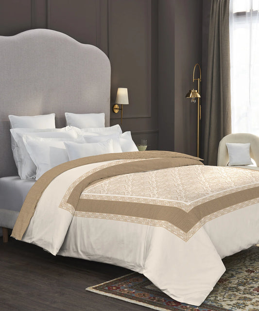 Nectarsoft Elite Double AC Blanket/Comforter, Darla| 400 TC Cotton Shell 150 GSM Polyester Filling