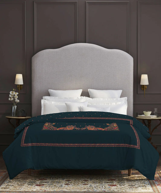 Nectarsoft Elite Double AC Blanket/Comforter, Moonlight Bloom| 400 TC Cotton Shell 150 GSM Polyester Filling
