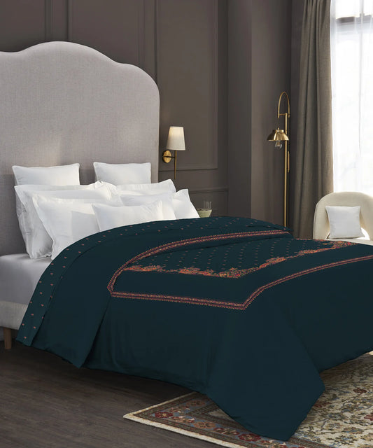 Nectarsoft Elite Double AC Blanket/Comforter, Moonlight Bloom| 400 TC Cotton Shell 150 GSM Polyester Filling