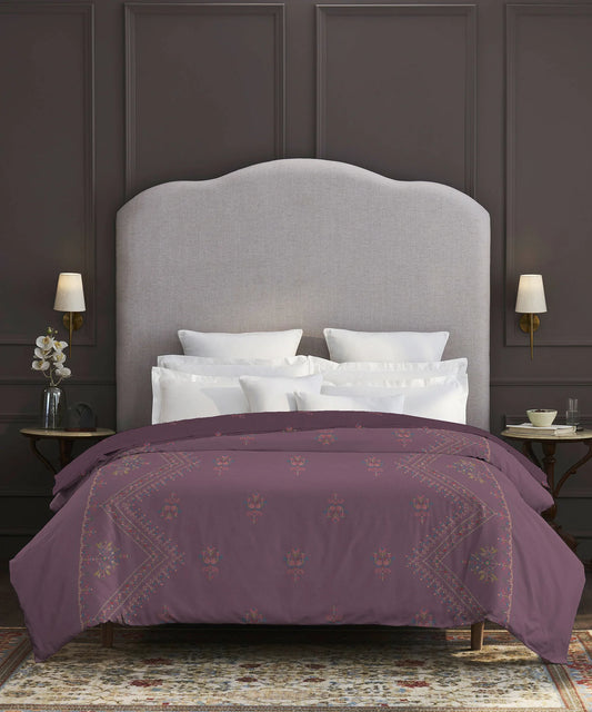 Nectarsoft Elite Double AC Blanket/Comforter, Rose Dust| 400 TC Cotton Shell 150 GSM Polyester Filling