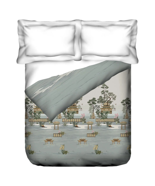 Classic Safarnama Double AC Blanket/Comforter, Sky Bound Tracks| 210 TC Cotton Shell 150 GSM Polyester Filling