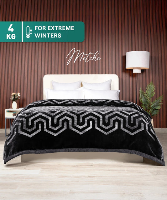 Classic Style Me Solid Double Blanket, Matcha | 4 KG