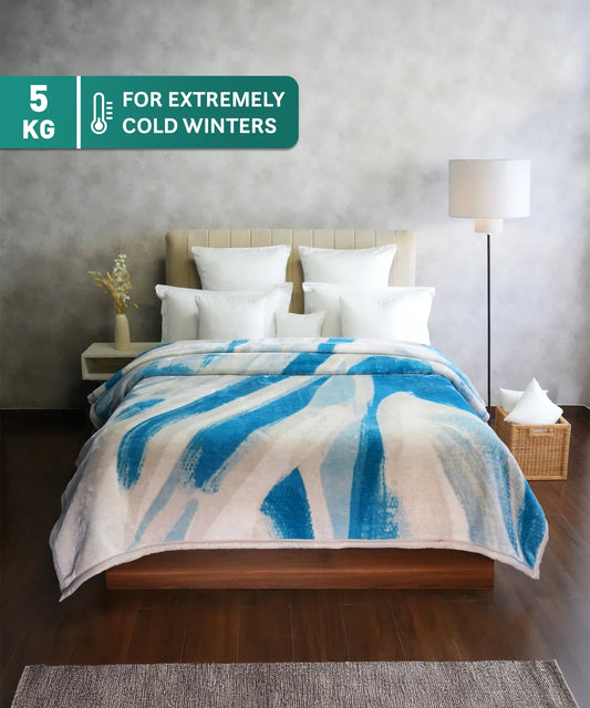Classic Plushmare Double Mink Blanket,Steven| 5 KG