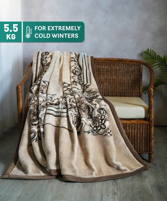 Indulgence Double Mink Blanket, William|5.5 KG